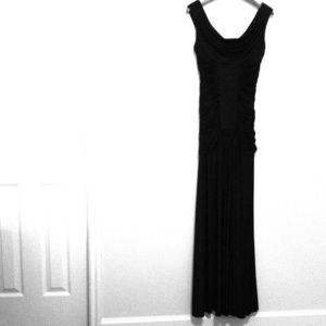 Long black formal dress