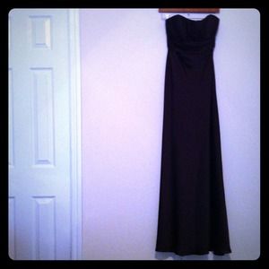 Dark Brown Long Formal Dress