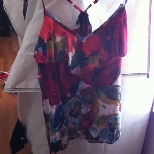 Multicolored Flower Tanktop