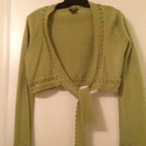 NWOT  Eyeshadow brand Shrug/bolero size M