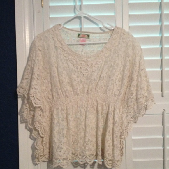 Antique lace shirt