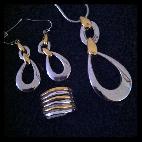Silver and gold 3 piece set