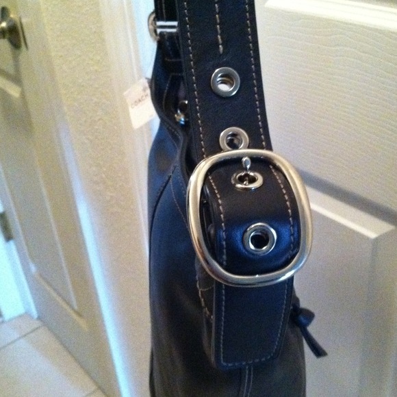 NWT - Black Coach Bag - Picture 3 of 4