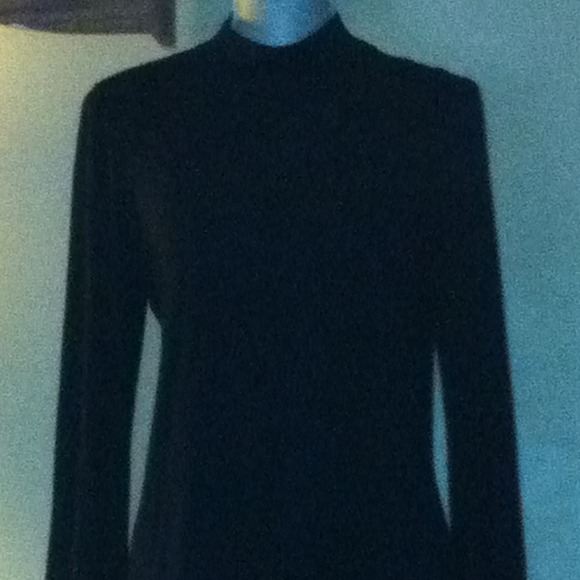 Dressy black turtle neck