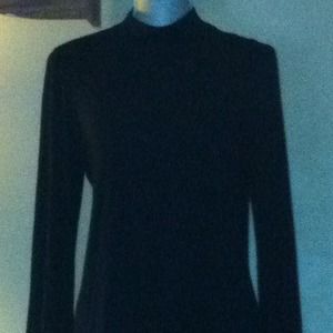 Dressy black turtle neck