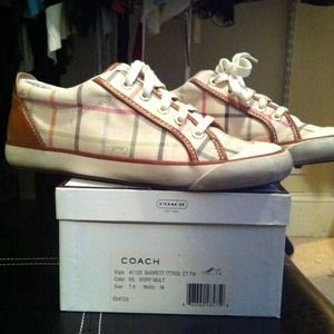 Authentic Coach tennis shoes