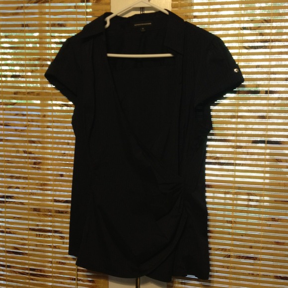 Express wrap shirt. Great for work!