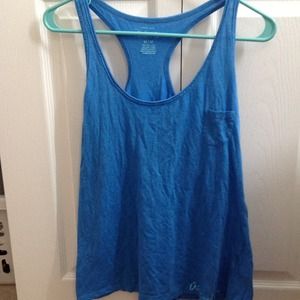 Blue tank