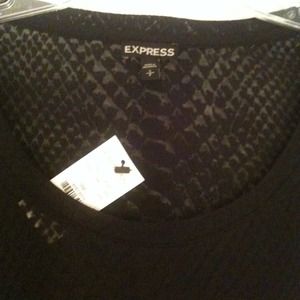 Long sleeve burn out tee from Express NWT small