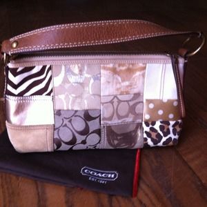 Authentic Coach Patchwork - used 2 times only!!