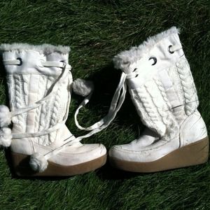 Boots - White boots Boots - White boots