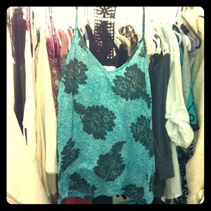 Full tilt sheer tank top