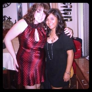 Bebe red dress