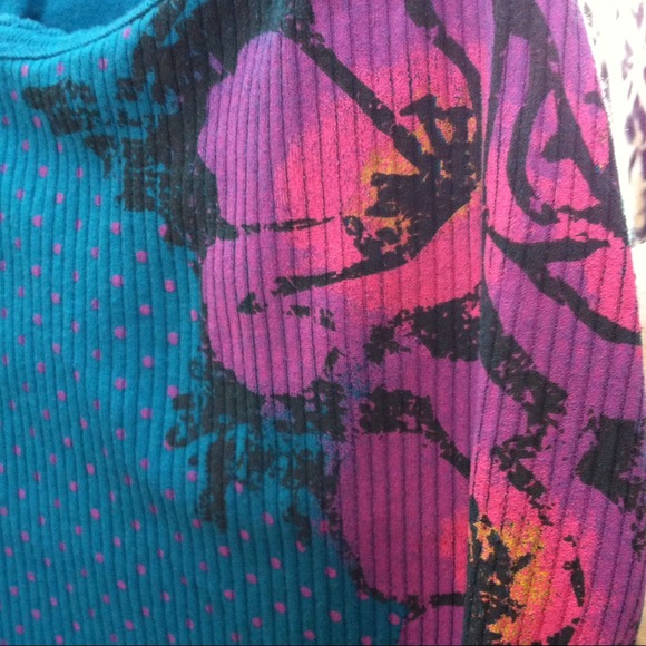 Teal Kirra ribbed tanktop - Picture 3 of 4