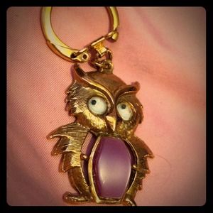 Cute owl keychain