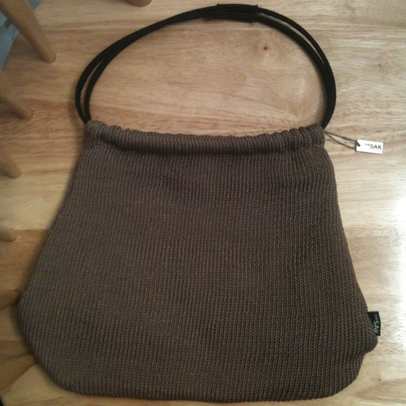 SAK purse brown 11x9 no tears or stains