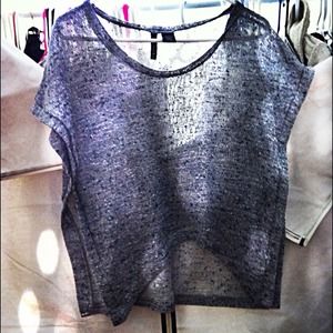 Hi/Lo shirtsleeve sweater