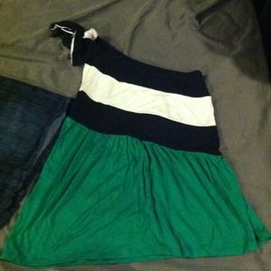 One Shoulder Asymmetrical Design Top