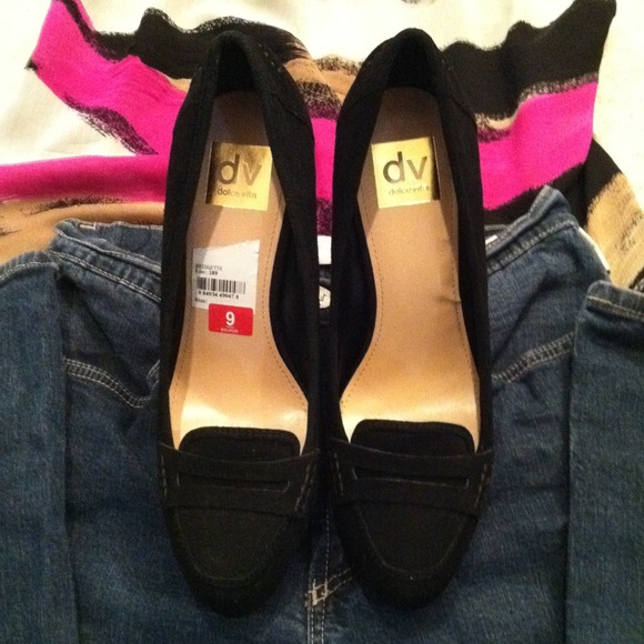 Dolce Vita Shoes - reducecDolce Vita black suede heels retail $99