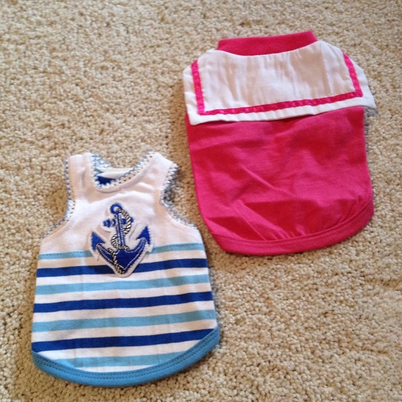 SOLD🐶Nautical doggie tops