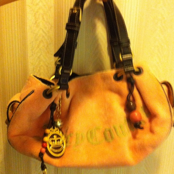 ⚠REDUCED⚠Juicy couture pink towel material handbag