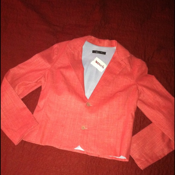 New unworned two button rustic orange blazer. - Picture 1 of 1