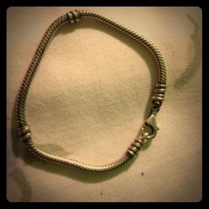 Sterling silver pandora bracelet