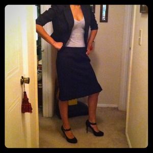 NWT black dress suit.