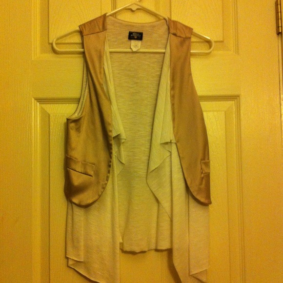 Goldish Cream Vest