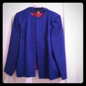 Royal blue 2 piece suit