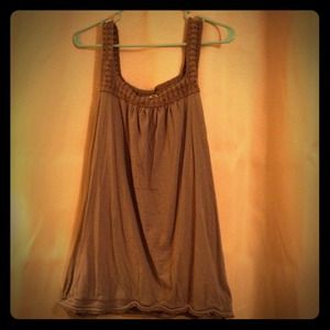 Brown tank top