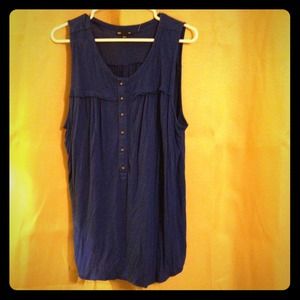 Royal blue sleeveless top