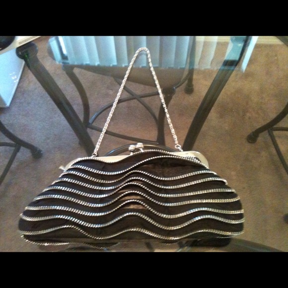 Zipper design clutch purse.