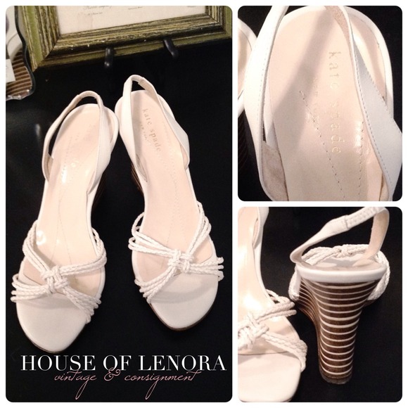 kate spade Shoes - Kate Spade Sling Back Wedges 7/3-8/23