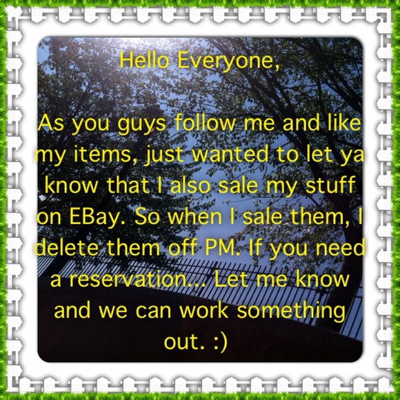 COME SHOP AT MY CLOSET!!