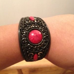 Black and red cuff
