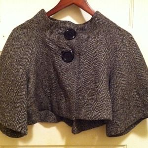 tweed capelet