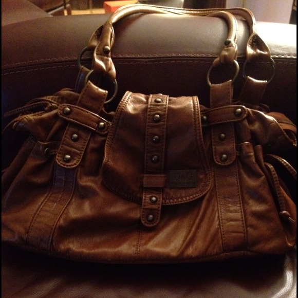 Faux leather D&G handbag