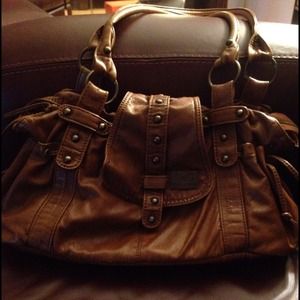 Faux leather D&G handbag