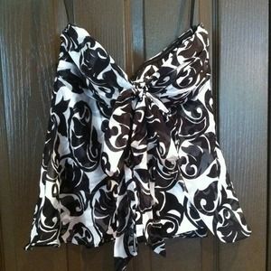 White house black market top strapless or halter 6
