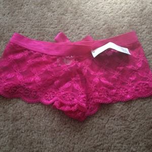 Hot pink underwear