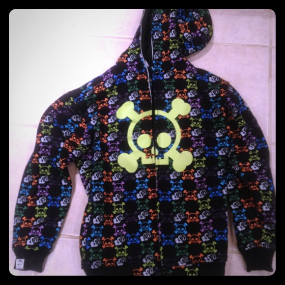 Skull colorfull hoodie