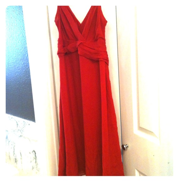 Lipstick red dress