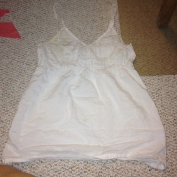 **REDUCED**White babydoll top Sz XS