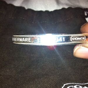 Authentic Coach Sterling Silver 925 Bangle