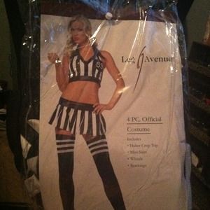 Sexy two piece referee costume