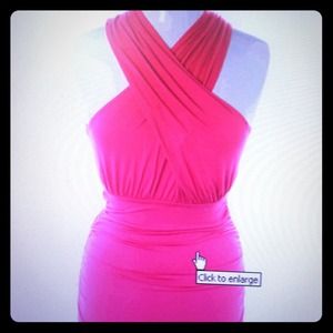 Unique criss cross style crosses in the front/back