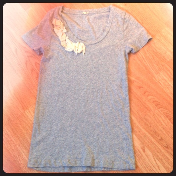 !!reserved @kpenn88!!!! Jcrew grey top - Picture 1 of 3