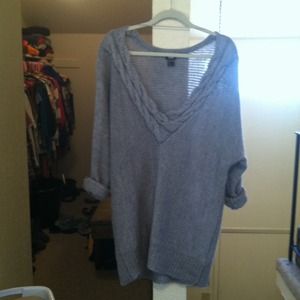 Oversized knitted sweater