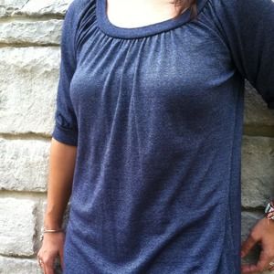 Blue Michael Stars 3/4 sleeves shirt.